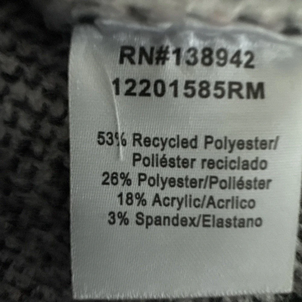On 12th Women's‎ L Crewneck Cat Sweater Gray Black NWT